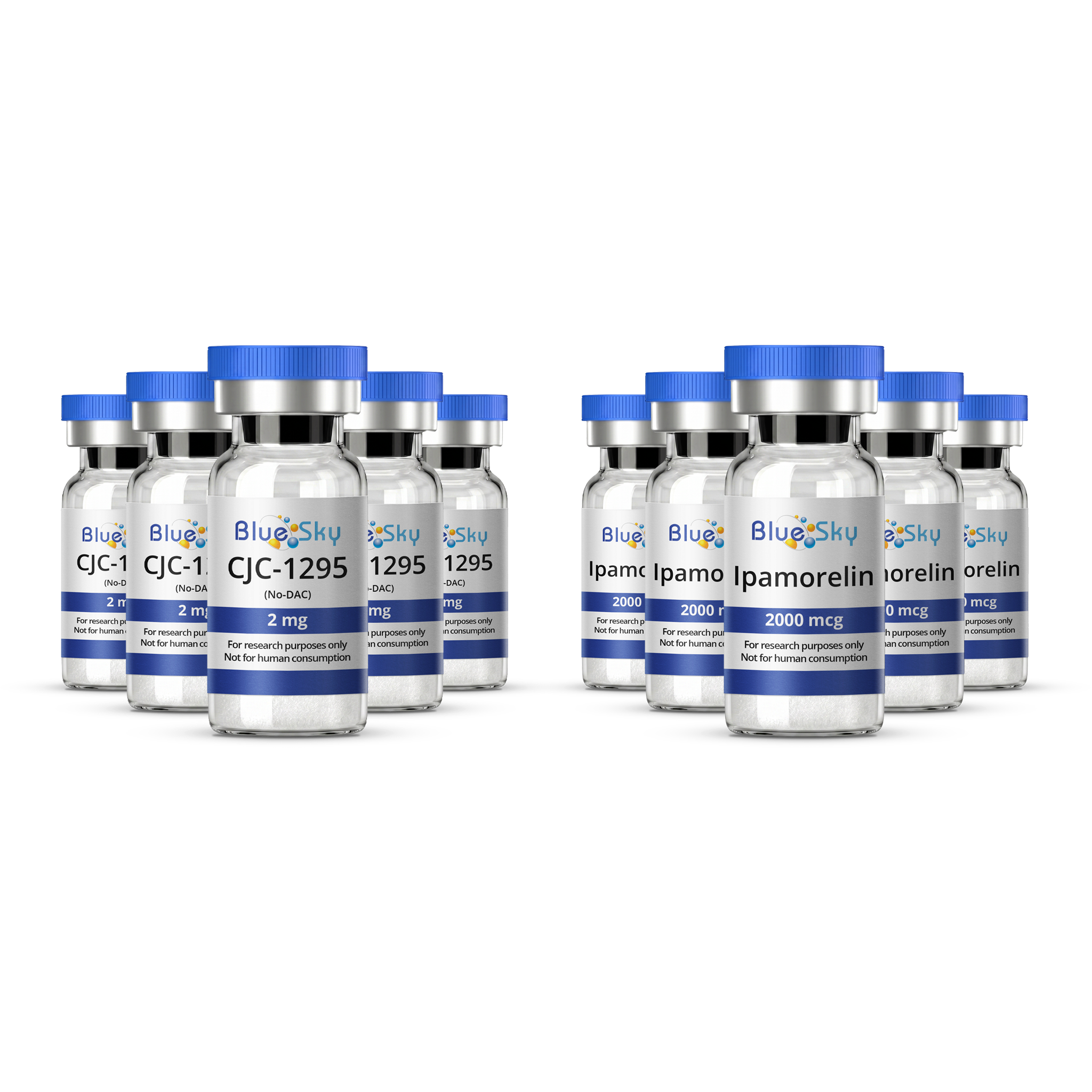 Bundle (CJC1295 (DAC) 2mg x5 + Ipamorelin 2mg x5)