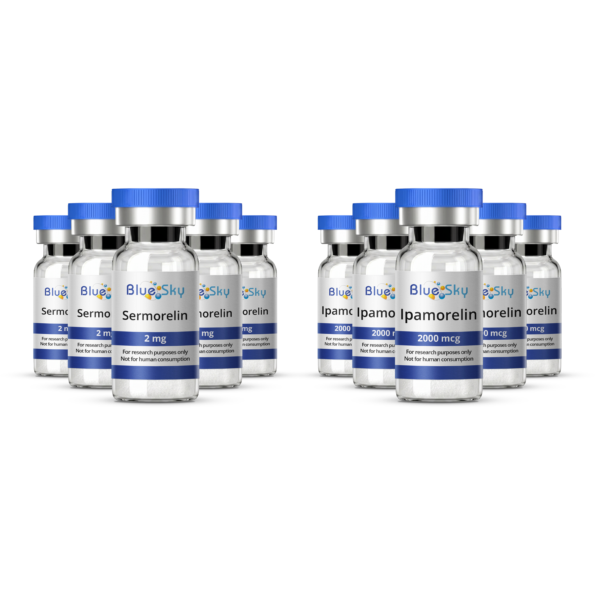 Bundle (Sermorelin 2mg x5 + Ipamorelin 2mg x5)