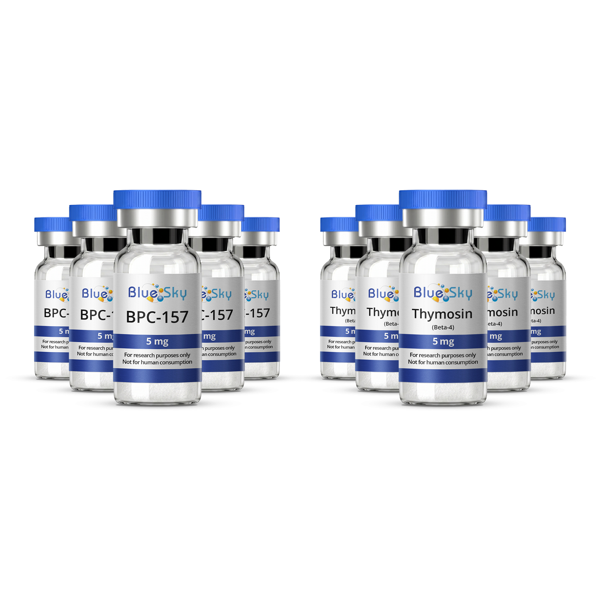 Bundle (BPC-157 5mg x5 + TB500 5mg x5)