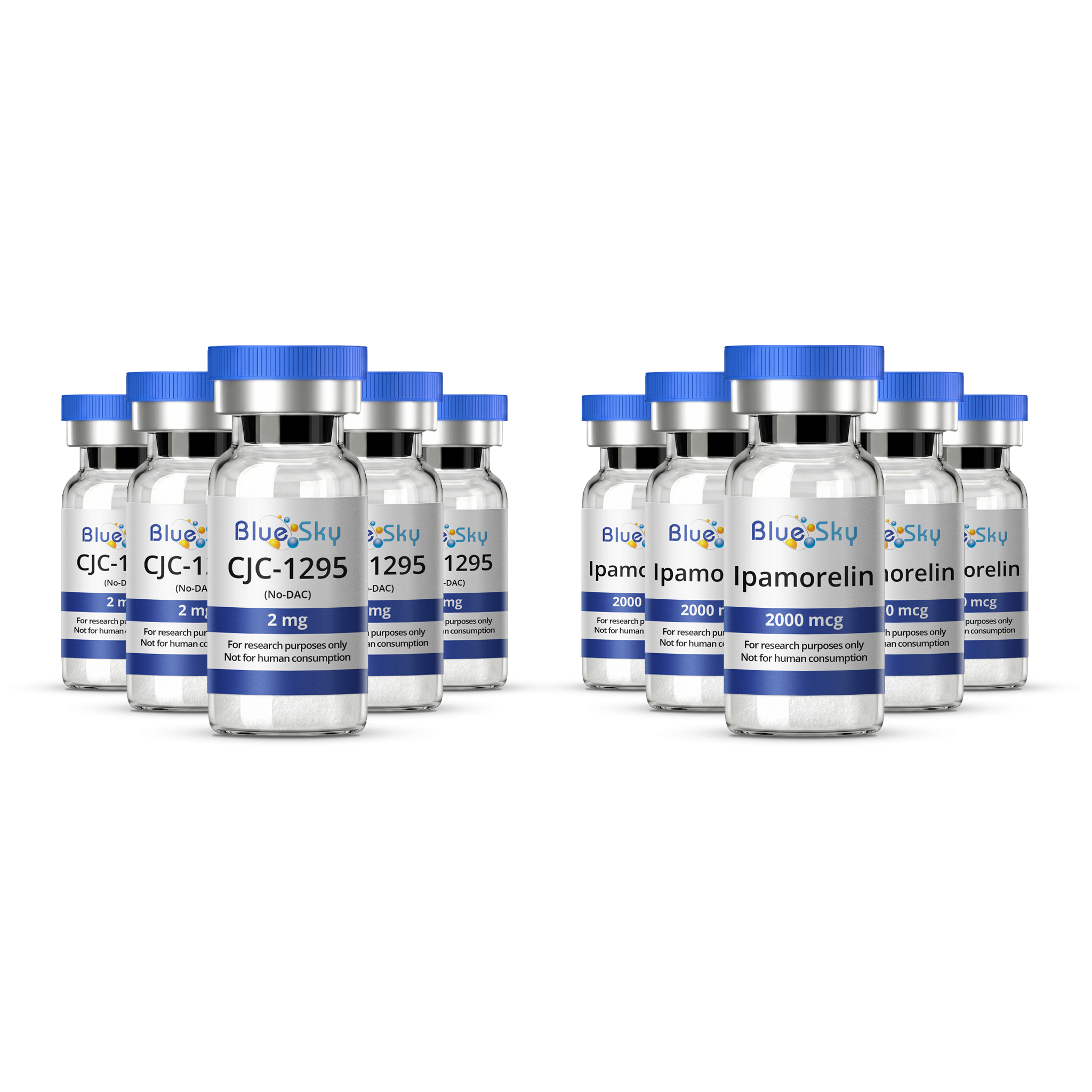Bundle (CJC1295 (DAC) 2mg x5 + Ipamorelin 2mg x5)