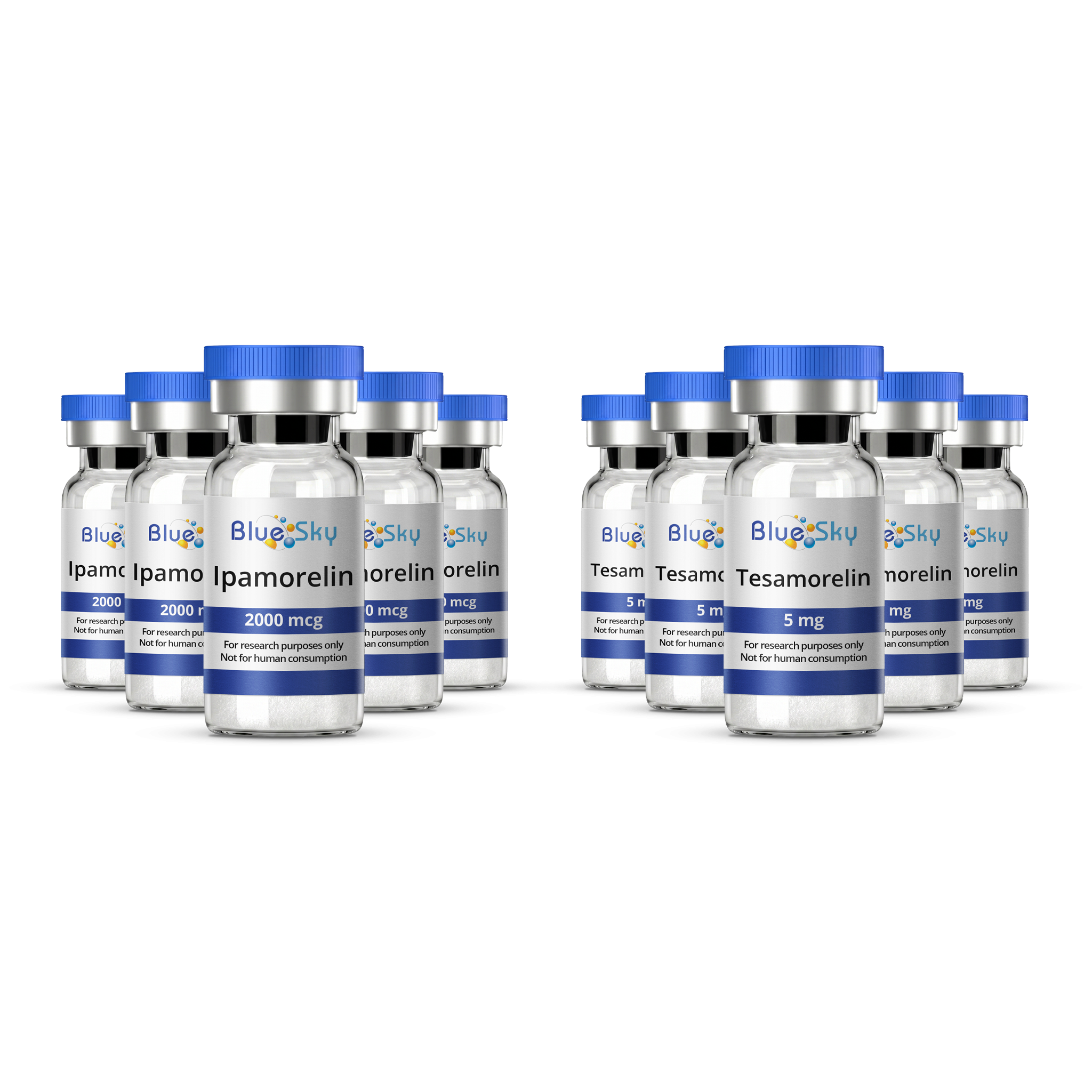 Bundle (Ipamorelin 2mg x5 + Tesamorelin 5mg x5)